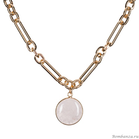 Колье Fiore Luna, ROSE QUARTZ